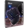 Inter-Tech KB-3035 RGB spēļu tastatūra, 35 taustiņi, USB, melna