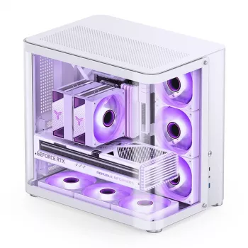 PC korpuss Jonsbo TK-2 2.0 Midi Tower Melns