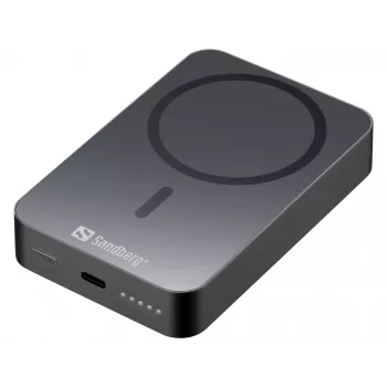Pārnēsājamais lādētājs Sandberg Mag Wireless Powerbank 10000 ALU, 10000 mAh