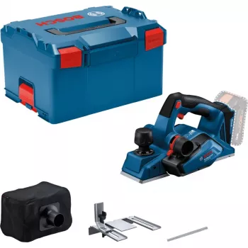 Bosch GHO 18V-26 Professional akumulatora ēvele, 18V, zila/melna, bez akumulatora un lādētāja, L-BOXX