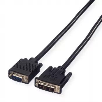 VALUE DVI-VGA kabelis, DVI (12+5) ST - VGA ST 2,0m (11.99.5420)