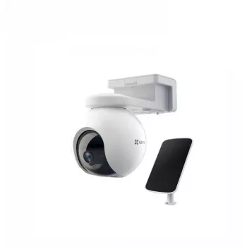 IP novērošanas kamera EZVIZ EB8 4G ar Saules paneli — 3 MP (2304×1296), 4G LTE, 10400 mAh akumulators, IP65, PTZ 340°/65°