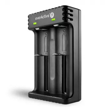everActive LC-200 lādētājs cilindriskiem Li-ion akumulatoriem