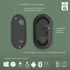 Logitech Pebble 2 Combo bezvadu tastatūra un pele QWERTZ vācu grafīts