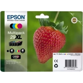 Epson Strawberry 29XL CMYK kārtridžs 1 gab. oriģināls augstas ražības melns, ciāns, fuksīns, dzeltens