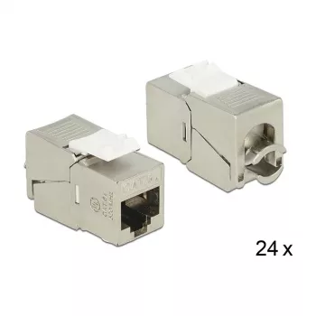 DELOCK 86479 RJ45/LSA modulis Cat.6A metāla korpusā