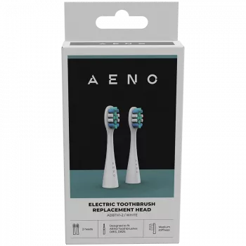 AENO nomaināmās birstes galviņas, Baltas, Dupont sari, 2 gab. komplektā (ADB0001S/ADB0002S)