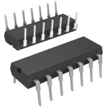 Operacionālais pastiprinātājs IC Texas Instruments LT1014CN — Četrkāršs precīzijas op-amp PDIP-14 iepakojumā
