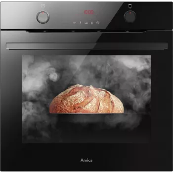 Amica ED47637BA+ X-TYPE STEAM cepeškrāsns 77 L 3600 W A+ Melna