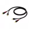Kabelis 2X RCA/RCA vīriešu - 2X RCA/RCA vīriešu 1,5 m