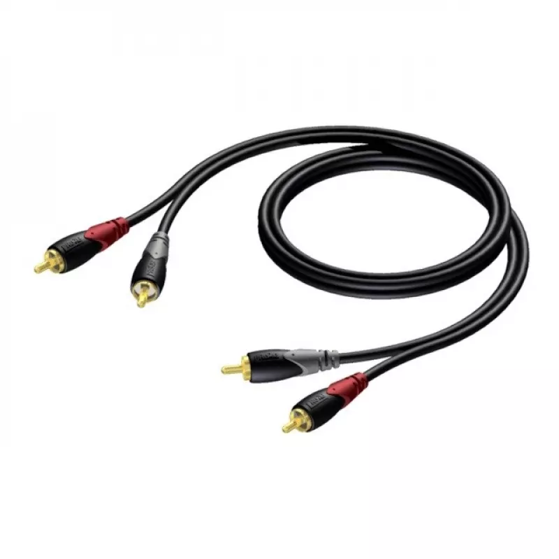 Kabelis 2X RCA/RCA vīriešu - 2X RCA/RCA vīriešu 1,5 m