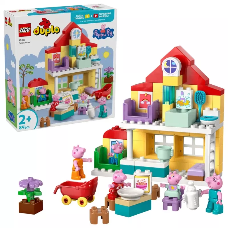 LEGO DUPLO 10467 Peppa Pig - Ģimenes māja