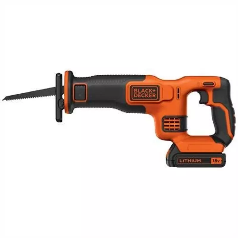 Black & Decker BDCR18-QW zāģis (savstarpējās kustības) Melns, Oranžs
