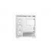 PC korpuss DeepCool CG580 4F V2 Midi Tower Balts — ATX, rūdīts stikls, 3x120mm sānu ventilatori, 360mm sānu radiatora atbalsts