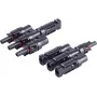shiverpeaks ®-PV4 T-Adapter komplekts, 3/1, IP68, 1,5kV, melns (BS02-21013)