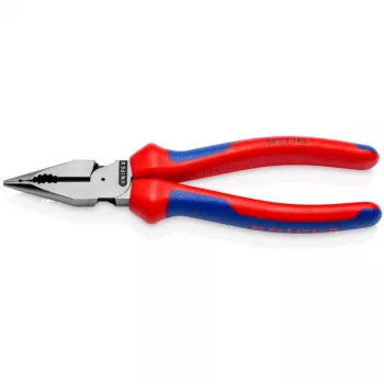 KNIPEX 08 22 185, smailknaibles, 1,3 cm, 61 HRC, zila, sarkana, 55 mm, 185 mm