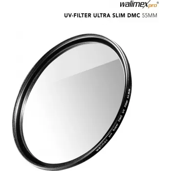 UV filtrs Walimex pro Slim Super DMC 55mm — 55 mm objektīva aizsargs