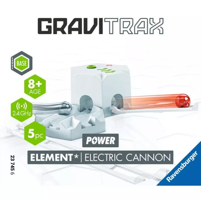 Ravensburger GraviTrax Element Electric Cannon – motorizēts palaišanas modulis GraviTrax sistēmai