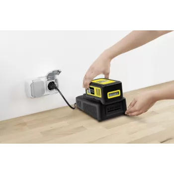 Kārtridža un lādētāja komplekts Karcher 2.445-063.0, Universāls 18V 5000mAh, Dzeltens/Melns
