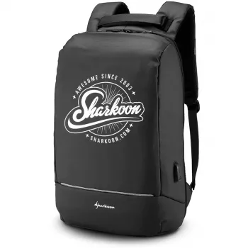 Sharkoon mugursoma - Melna, 16 L