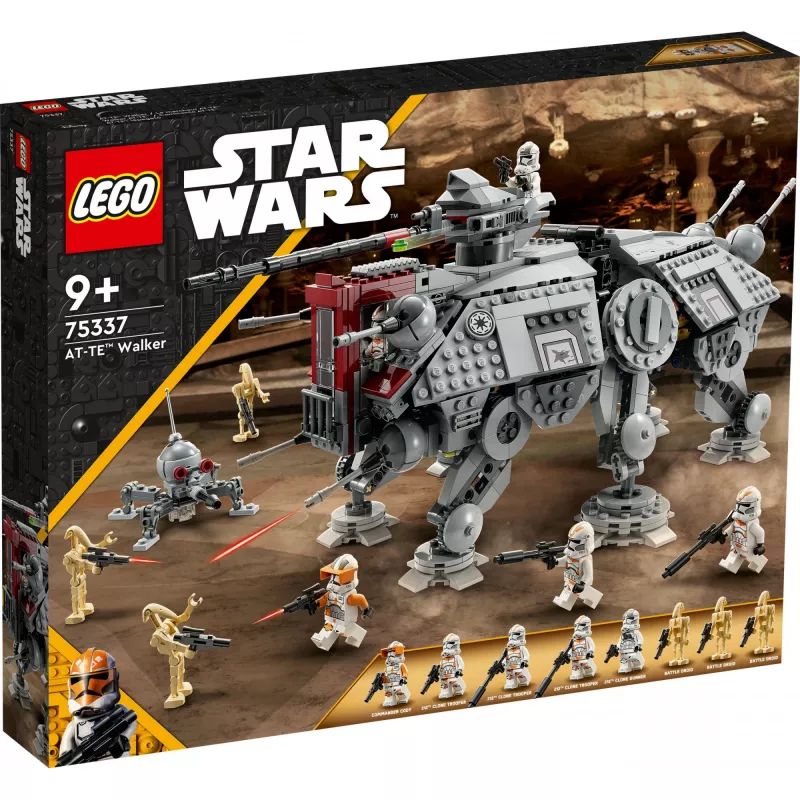 LEGO Star Wars: AT-TE Walker komplekts ar droid figūrām (75337)