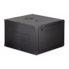 Sienas 19 collu skapis DIGITUS Dynamic-N DN-37103 — 7U, 600x600 mm, IP20, neizjaukts, melns