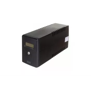 DIGITUS Line-Interactive UPS, 800VA/480W, 12V/9Ah x1 akumulators, 2x CEE 7/7 kontaktligzda, RJ-11, LCD (DN-170064-LCD)