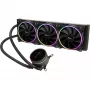 INTER-TECH LC-360 RGB — 360 mm šķidruma dzesētājs, 3 × 120 mm ventilatori, hidrauliskie gultņi, ARGB apgaismojums, melns