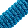 CableMod Classic spirālveida kabelis tastatūrai CM-CKCA-MLB-KLB150KLB-R, Micro USB – USB-A, 150 cm, zils (Spectrum Blue)