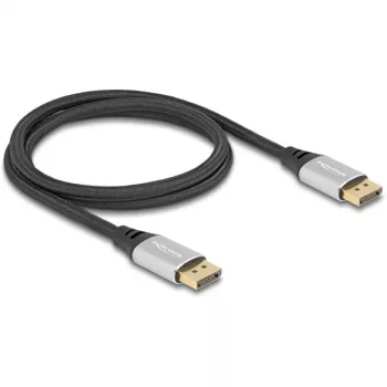 DeLOCK DisplayPort kabelis 16K 60 Hz 1 m sudraba metāls