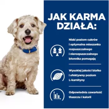 HILL'S Prescription Diet Diabetes Care Chicken - mitrā suņu barība - 370g