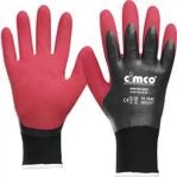 Darba cimdi Cimco 141242 Melns Sarkans XL 2 gab.