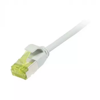 Patch kabelis RJ45, CAT6A 500MHz, 10m, Pelēks, U/FTP, plāns apaļš d=3,8mm, TPE/LSZH (Superflex), AWG32, ar Cat.7 izejas kabeli, Synergy 21 (S217309V3)