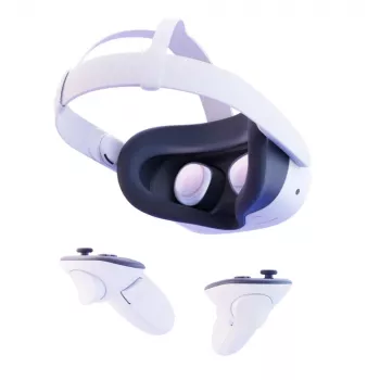 Meta Quest 3S virtuālās realitātes sistēma, 128 GB, balta