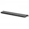 Patch Panel Digitus CAT 6 Class E Augsta Blīvuma Ekranēts Melns
