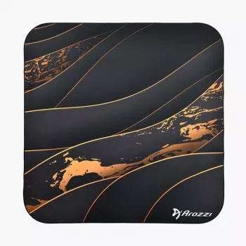 Arozzi Zona Square Floor Pad Black/Gold – aizsargpaklājs krēslam un grīdai