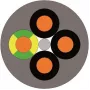 LAPP OLFLEX® CLASSIC 110 Vadības kabelis 4 G 1,50 mm² Pelēks 1119304-100 100 m