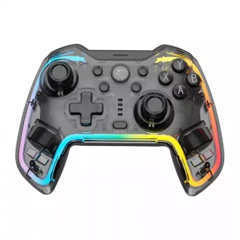 Spēļu kontrolieris White Shark GPW-8040 RGB bezvadu Bluetooth, modelis PRAETORIAN