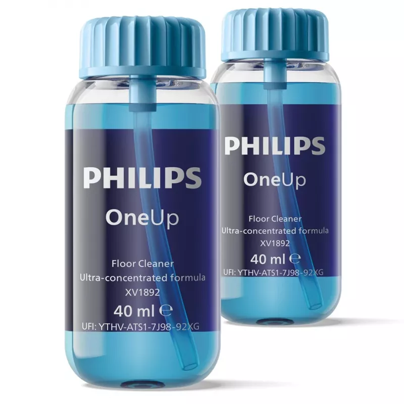 Philips OneUp XV1892/02 īpaši koncentrēts grīdu mazgāšanas šķidrums, 2 x 40 ml