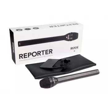 RØDE Reporter Black intervijas mikrofons