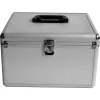 MEDIARANGE BOX76 - Uzglabāšanas kaste - 300 diski - Sudraba - Flīss - Plastmasa - Koks - 120 mm - Alumīnijs