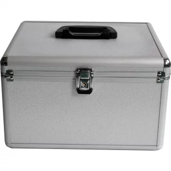 MEDIARANGE BOX76 - Uzglabāšanas kaste - 300 diski - Sudraba - Flīss - Plastmasa - Koks - 120 mm - Alumīnijs