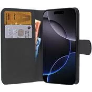 PEDEA Book Cover Classic Apple iPhone 16 Pro - melns (50160993)