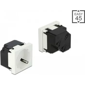 Delock Easy 45 iezemēta kontaktdakšas-ligzdas izeja 45° izkārtojums 45 x 45 mm (81422)