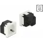 Delock Easy 45 iezemēta kontaktdakšas-ligzdas izeja 45° izkārtojums 45 x 45 mm (81422)