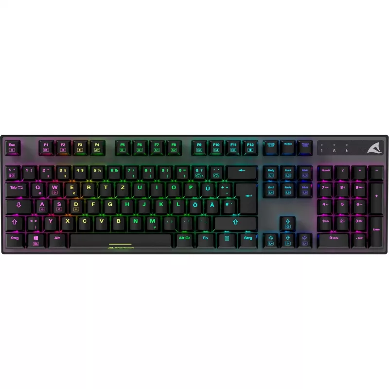 Mehāniskā tastatūra Sharkoon SKILLER SGK20 Brūnie slēdži