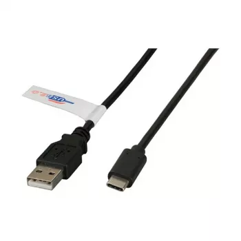 EFB K5258SW.0,5 USB kabelis melns