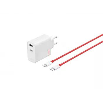 OnePlus 80W Strāvas adapteris Type-C + Type-A