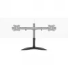 HAGOR HA FS - Divu monitoru stiprinājums galdam - 2 LCD ekrāniem - Melns - Ekrāna izmērs: 38-68 cm (15-27 inch)