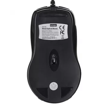 Activejet AMY-083 vadu pele USB (optiskā; 1000 DPI; melna)
